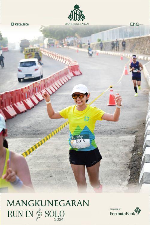 Race photo from Mangkunegaran Run 2024