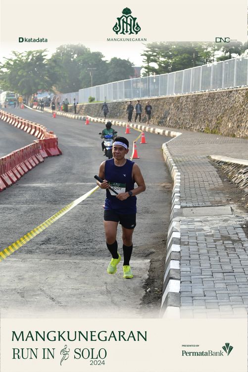 Race photo from Mangkunegaran Run 2024