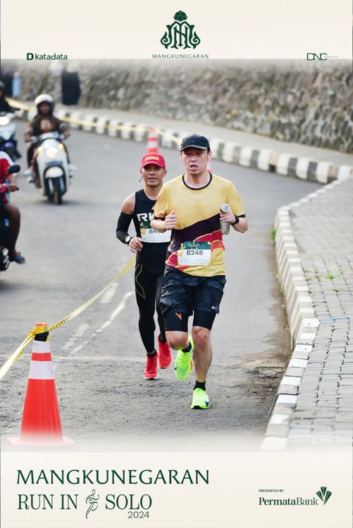 Race photo from Mangkunegaran Run 2024