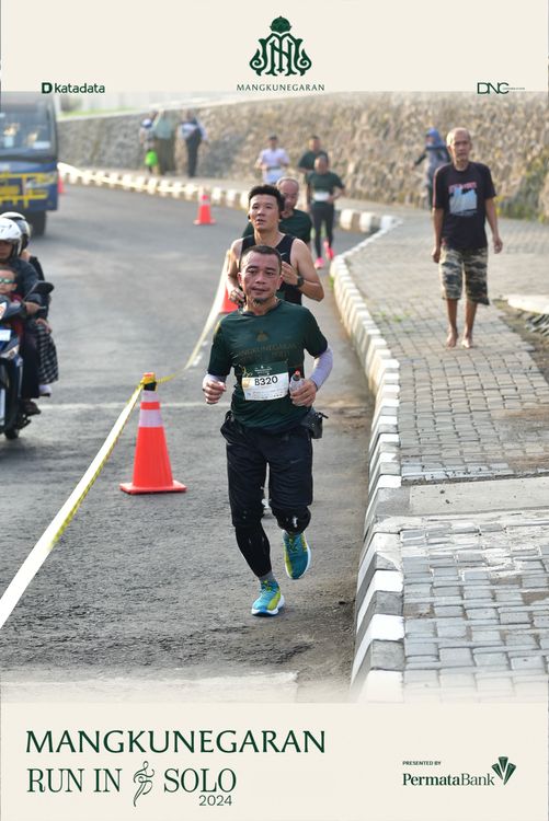 Race photo from Mangkunegaran Run 2024