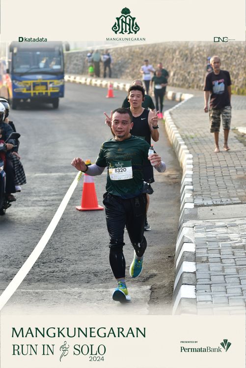 Race photo from Mangkunegaran Run 2024