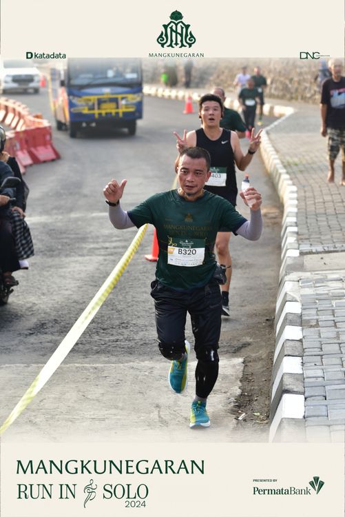 Race photo from Mangkunegaran Run 2024