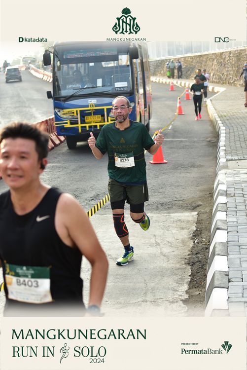 Race photo from Mangkunegaran Run 2024