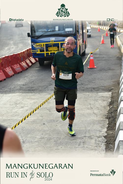 Race photo from Mangkunegaran Run 2024