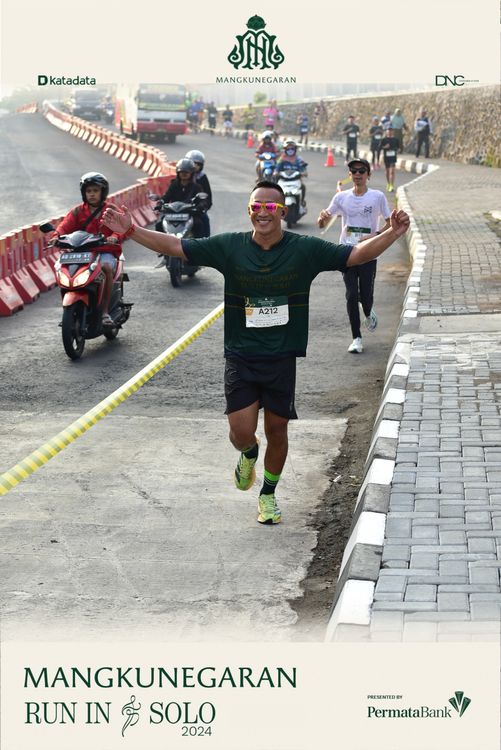 Race photo from Mangkunegaran Run 2024