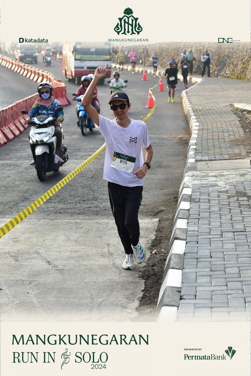 Race photo from Mangkunegaran Run 2024