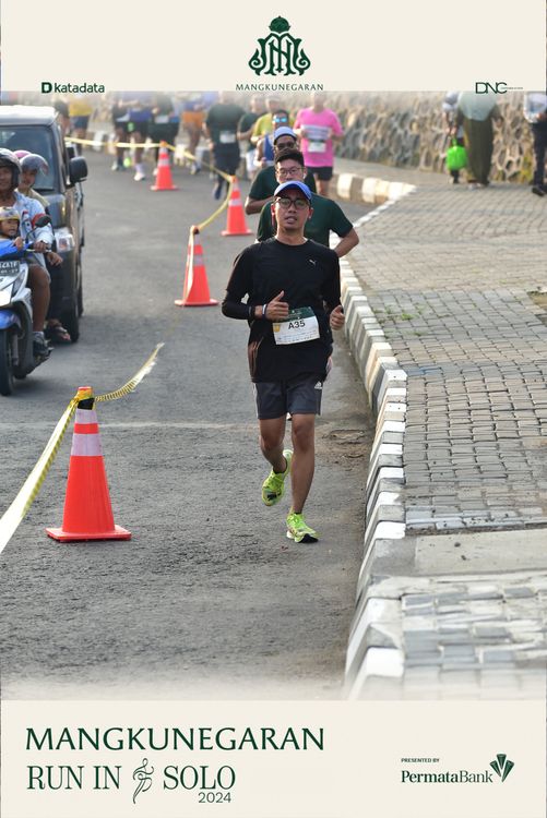 Race photo from Mangkunegaran Run 2024