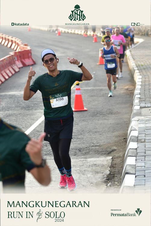 Race photo from Mangkunegaran Run 2024