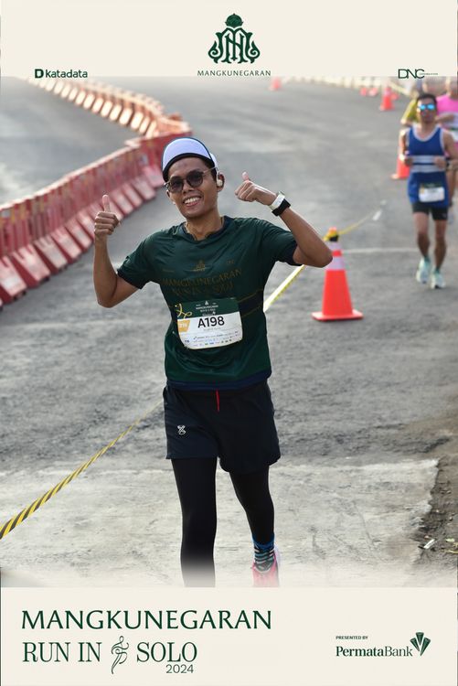 Race photo from Mangkunegaran Run 2024