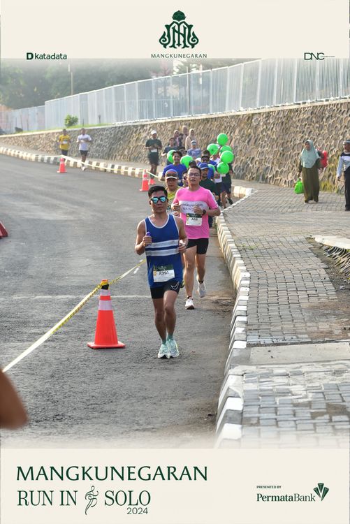 Race photo from Mangkunegaran Run 2024