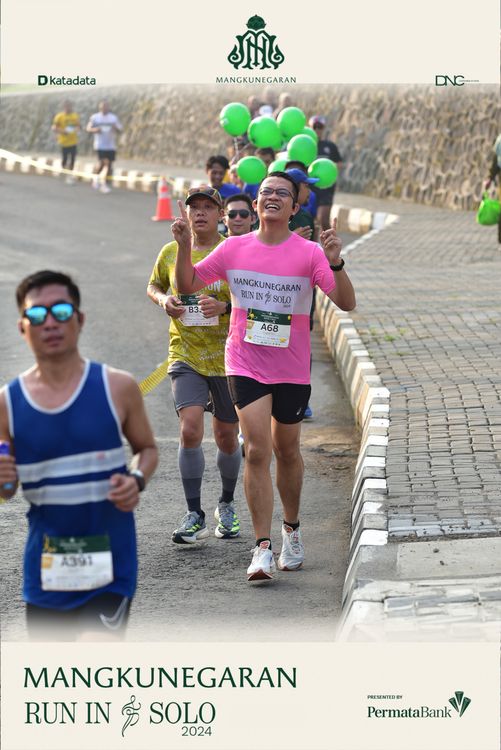 Race photo from Mangkunegaran Run 2024