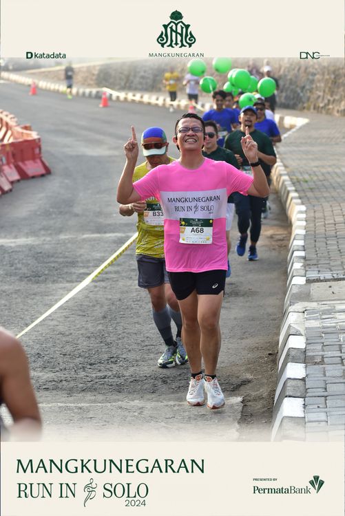 Race photo from Mangkunegaran Run 2024