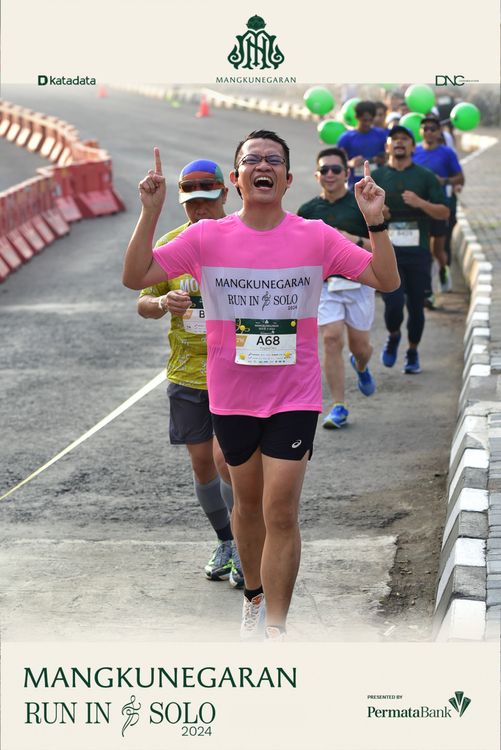 Race photo from Mangkunegaran Run 2024