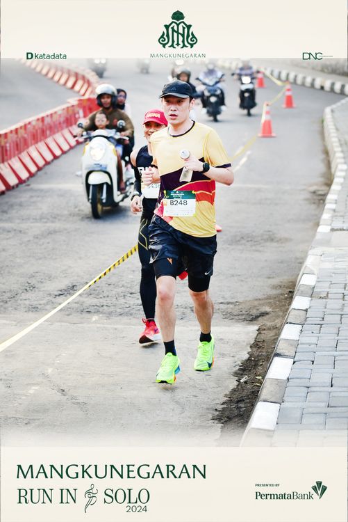 Race photo from Mangkunegaran Run 2024