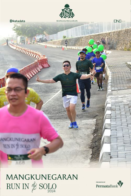 Race photo from Mangkunegaran Run 2024