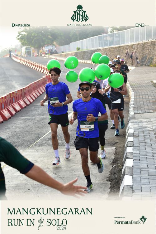 Race photo from Mangkunegaran Run 2024