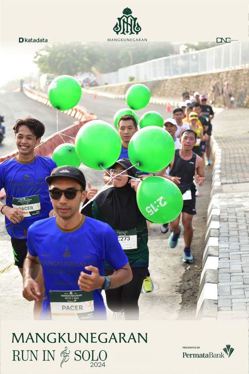 Race photo from Mangkunegaran Run 2024