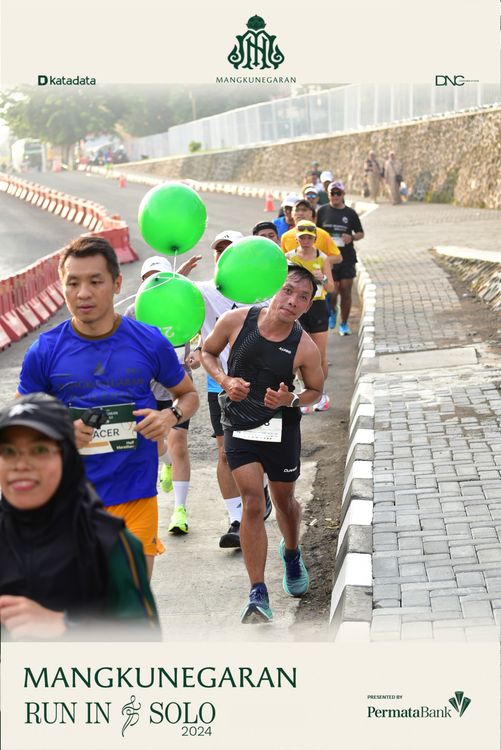 Race photo from Mangkunegaran Run 2024
