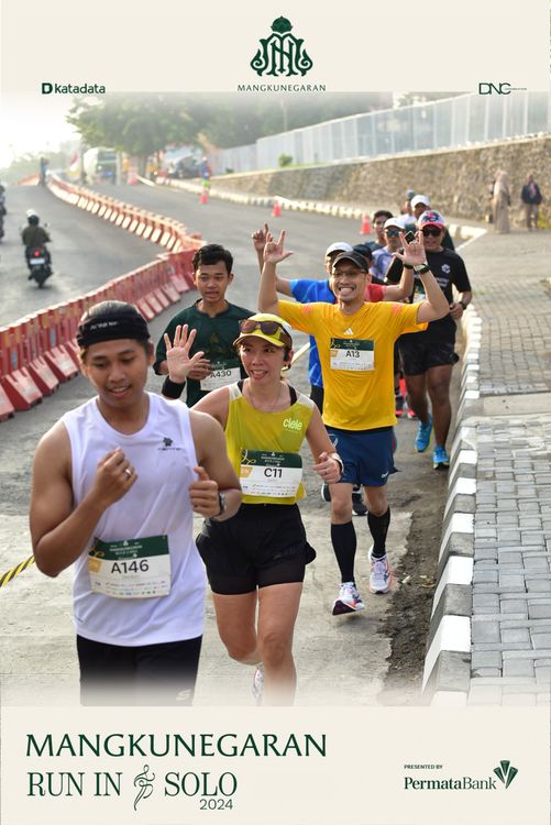 Race photo from Mangkunegaran Run 2024