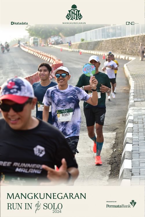 Race photo from Mangkunegaran Run 2024