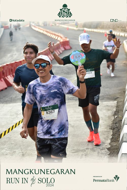Race photo from Mangkunegaran Run 2024