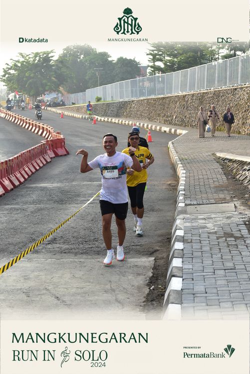 Race photo from Mangkunegaran Run 2024