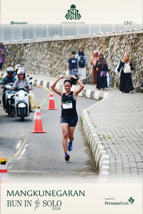Race photo from Mangkunegaran Run 2024