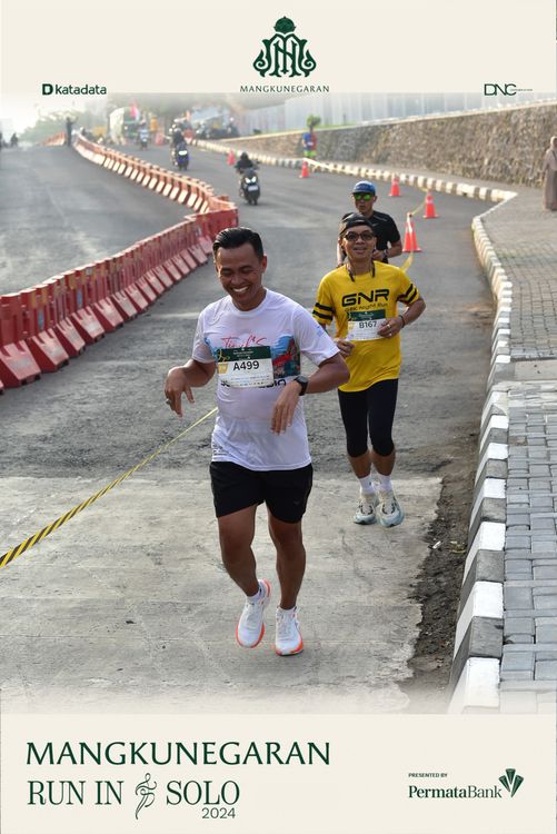 Race photo from Mangkunegaran Run 2024