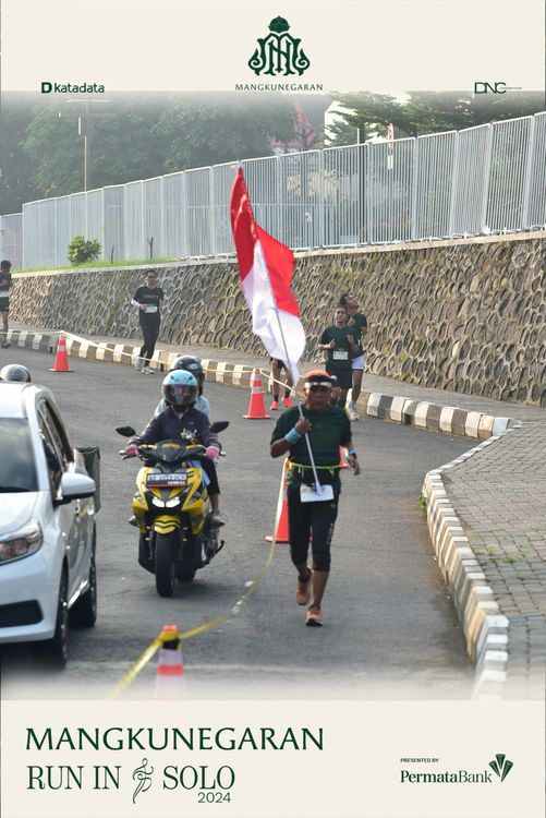 Race photo from Mangkunegaran Run 2024