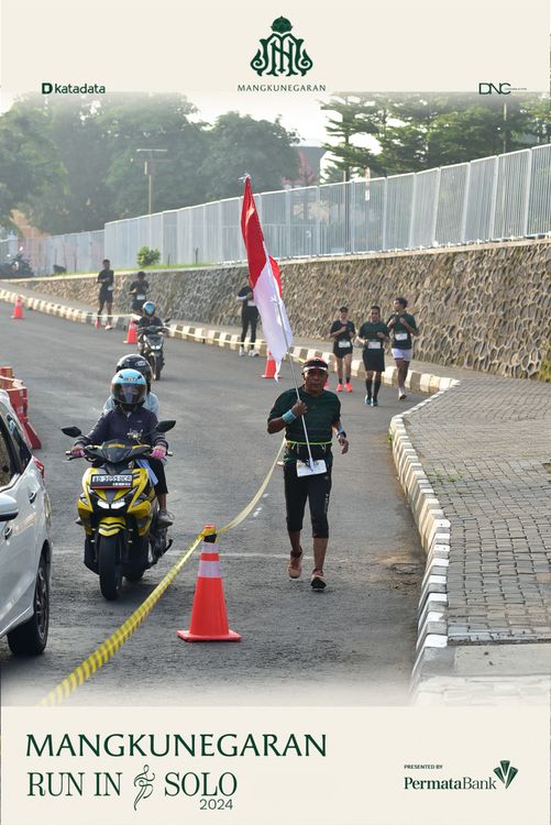 Race photo from Mangkunegaran Run 2024