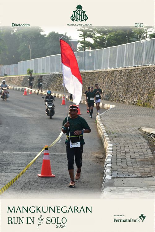 Race photo from Mangkunegaran Run 2024