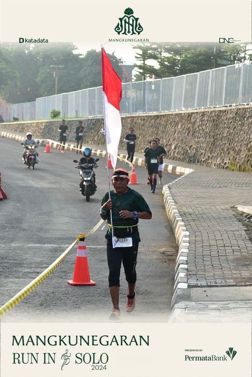 Race photo from Mangkunegaran Run 2024