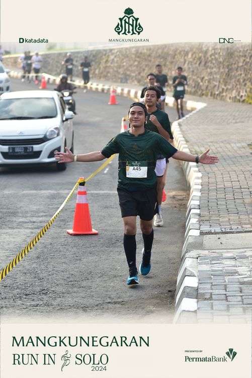 Race photo from Mangkunegaran Run 2024