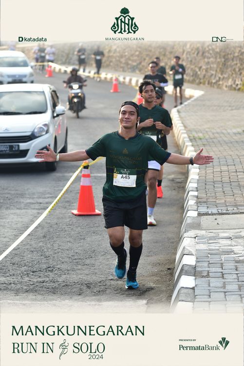 Race photo from Mangkunegaran Run 2024
