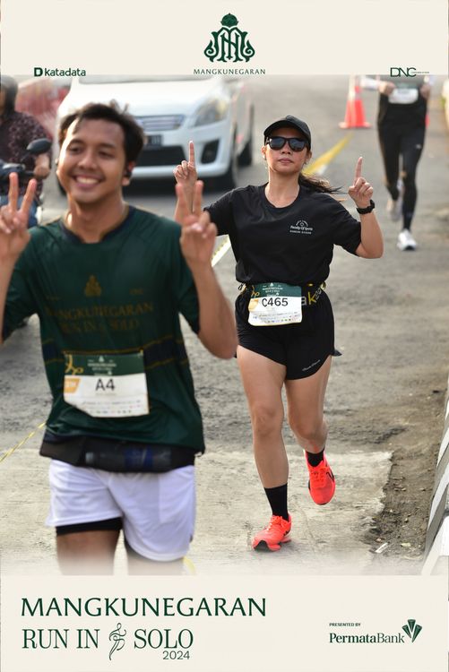 Race photo from Mangkunegaran Run 2024