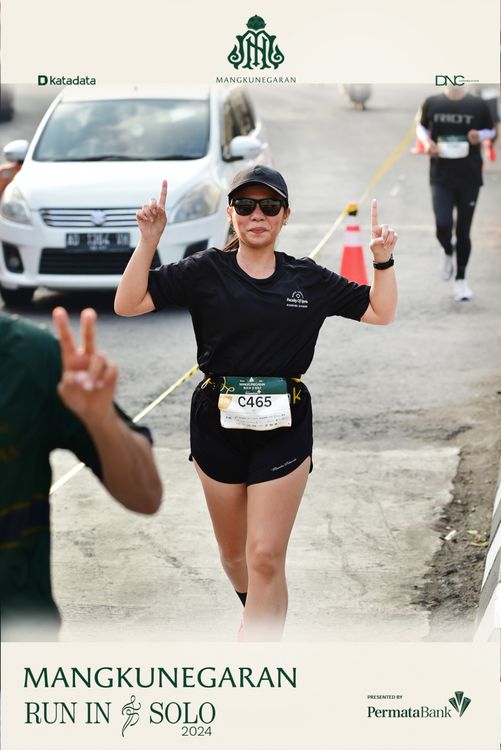 Race photo from Mangkunegaran Run 2024