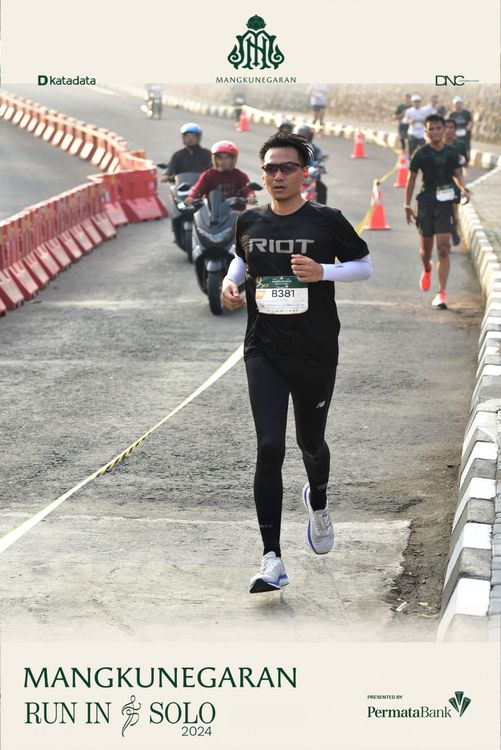 Race photo from Mangkunegaran Run 2024