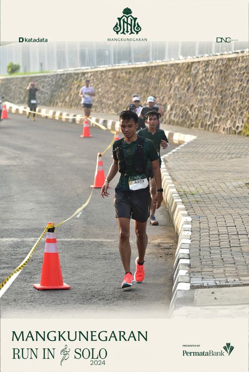 Race photo from Mangkunegaran Run 2024