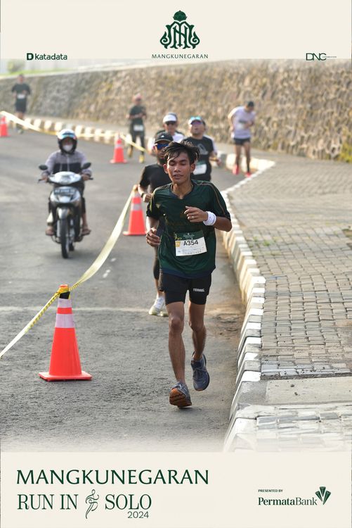 Race photo from Mangkunegaran Run 2024