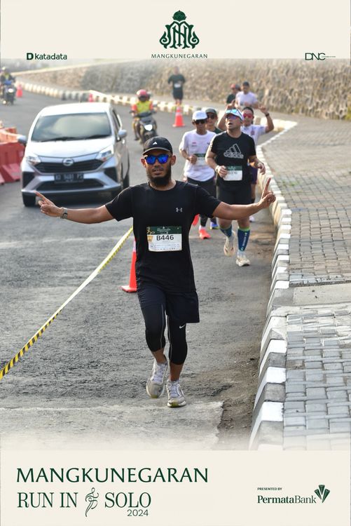 Race photo from Mangkunegaran Run 2024