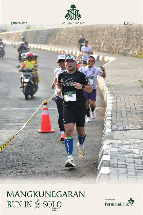 Race photo from Mangkunegaran Run 2024
