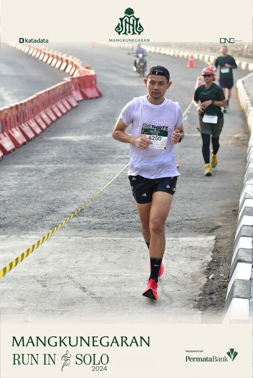 Race photo from Mangkunegaran Run 2024