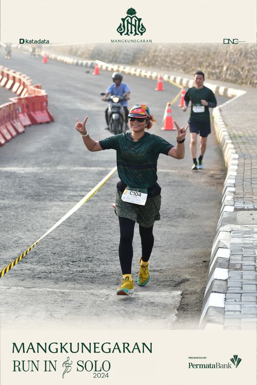 Race photo from Mangkunegaran Run 2024