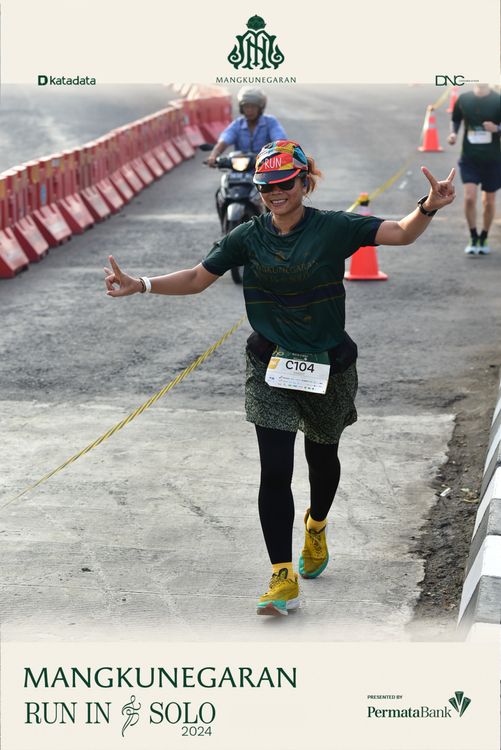 Race photo from Mangkunegaran Run 2024