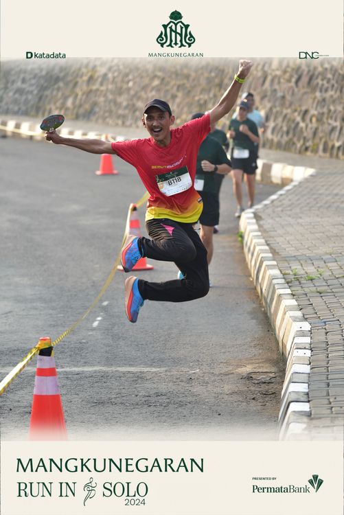 Race photo from Mangkunegaran Run 2024