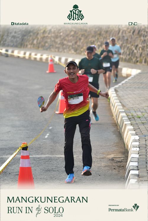 Race photo from Mangkunegaran Run 2024