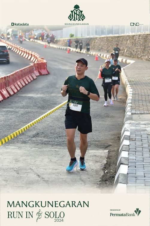 Race photo from Mangkunegaran Run 2024