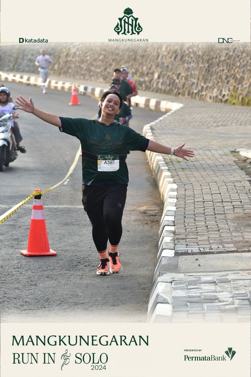 Race photo from Mangkunegaran Run 2024
