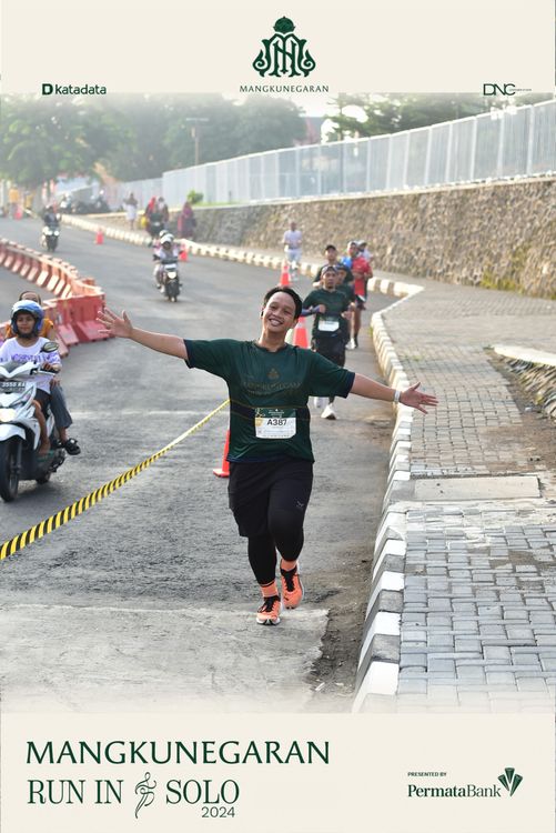 Race photo from Mangkunegaran Run 2024