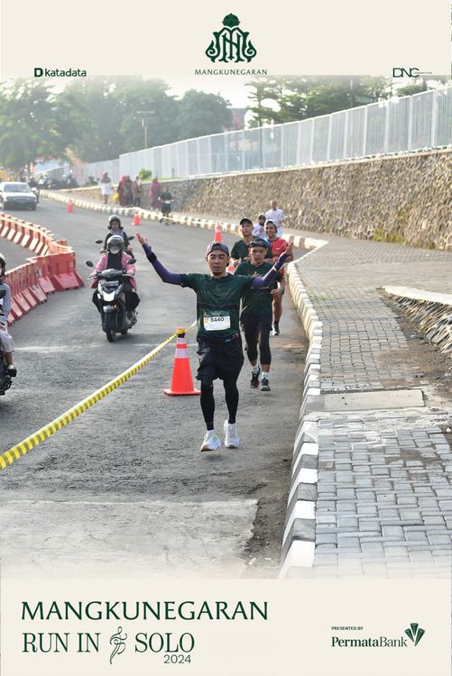 Race photo from Mangkunegaran Run 2024